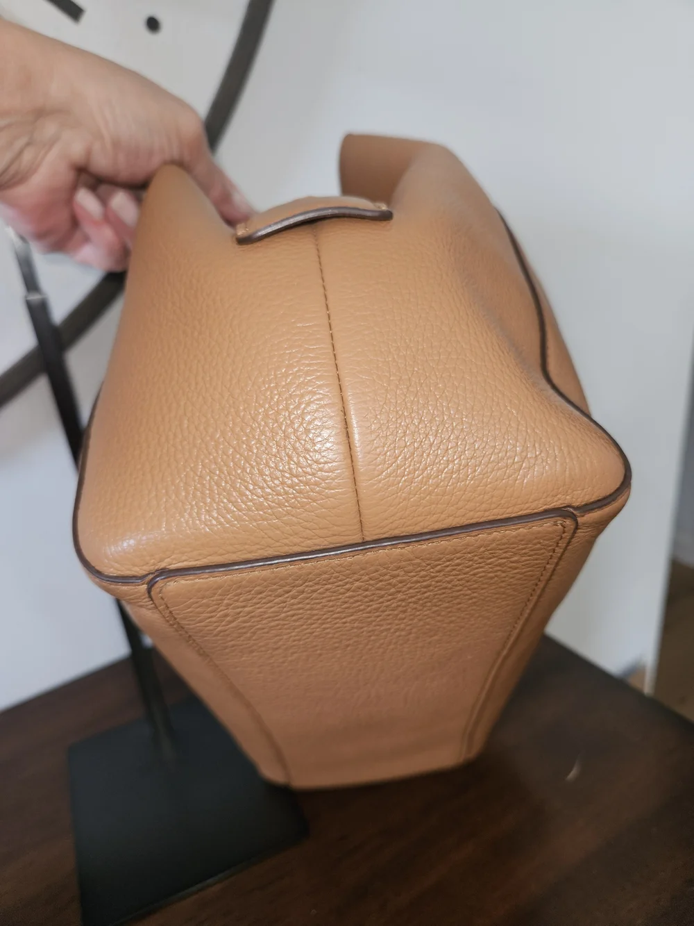 Coach Edie 31 Pebbled Leather Shoulder Bag with Wallet
